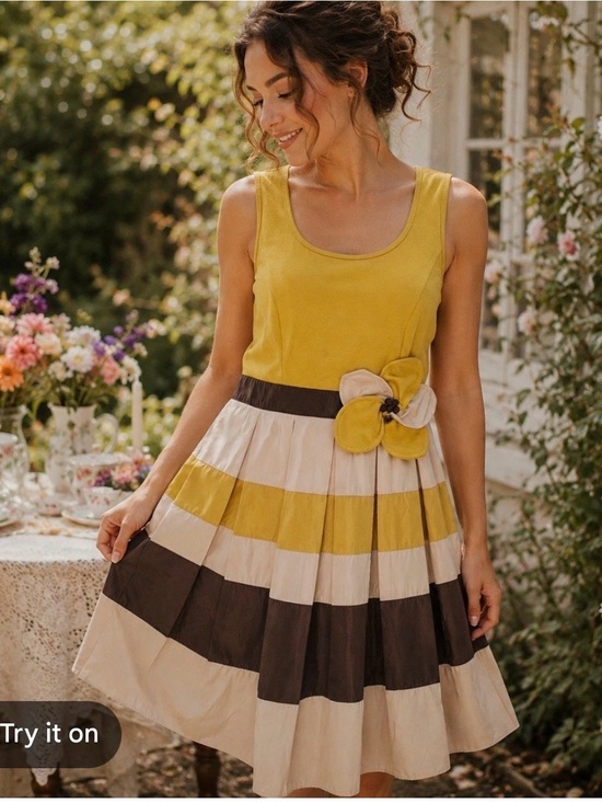 Altar'd State Dresses & Skirts - Altar’d State Boho Vintage Dream Dress with Flower Accent, Size L, SEE COMMENTS